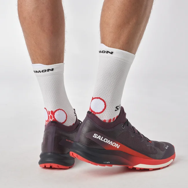S/LAB ULTRA 3  Trailrunning-Schuhe Unisex PlumPerfect/FieryRed/White