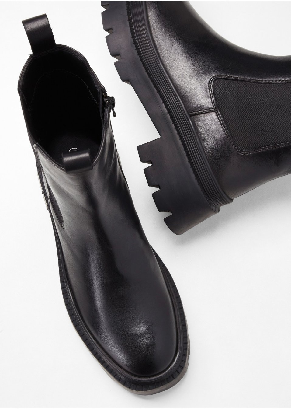 Boots Chelsea en cuir