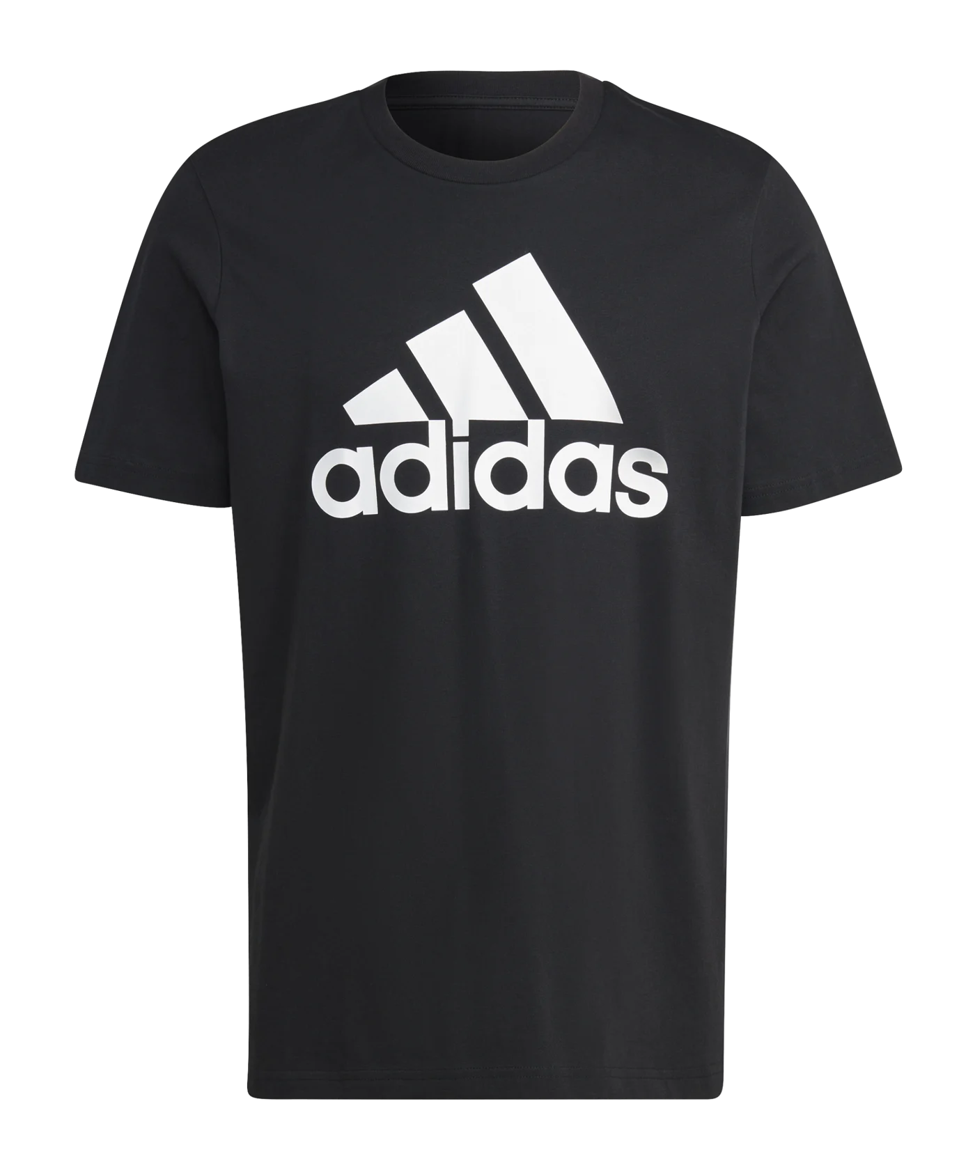 adidas Essentials Single Jersey Big Logo Tee Black