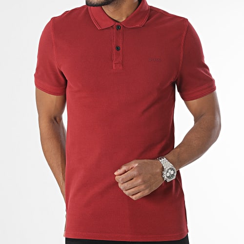 Polo Manches Courtes Slim Prime 50468576 Rouge