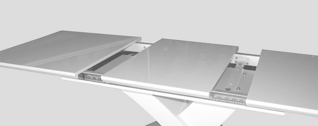 Sedex Nolana Esstisch 140-200x90 cm ausziehbar weiß