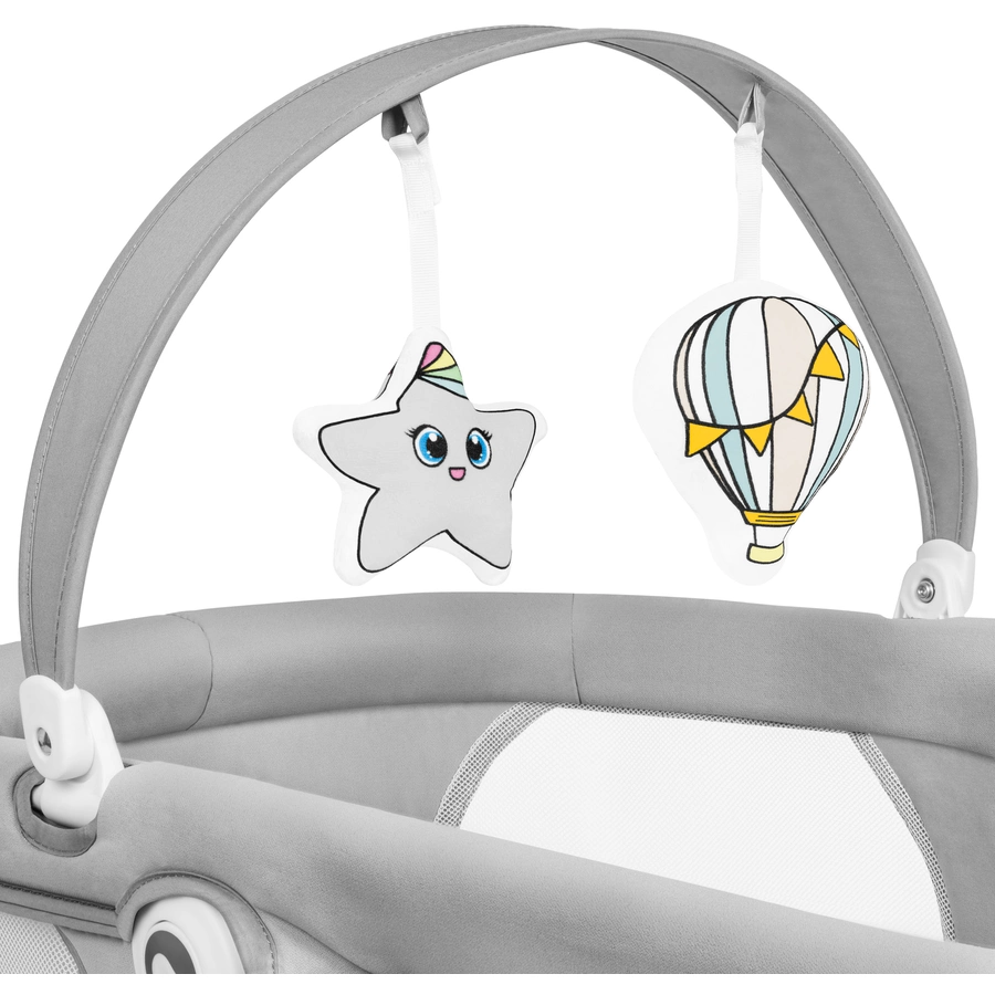lionelo Babyschaukel Bella Set Grey Concrete