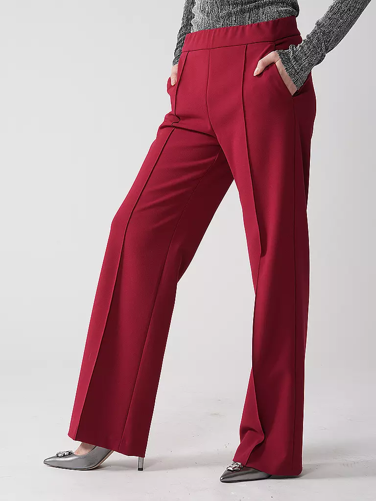 MAC Marlenehose CHIARA  dunkelrot