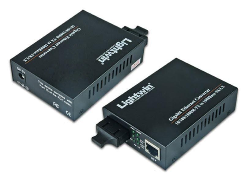 Lightwin Medienkonverter LWC 10/100/1000 MM SC Medienkonverter mit SC-Stecker