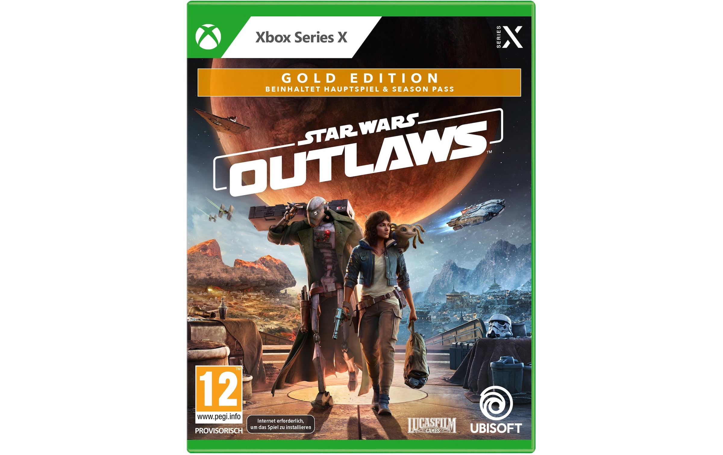 UBISOFT Spielesoftware »Star Wars Outlaws Gold Edition« Xbox Series X