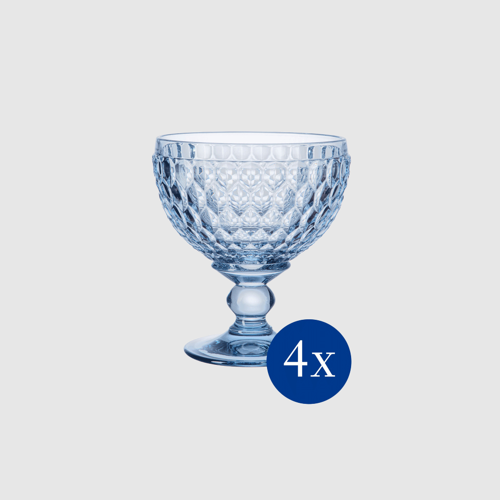 Boston Candy dish Blue, 8.5 oz, crystal glass