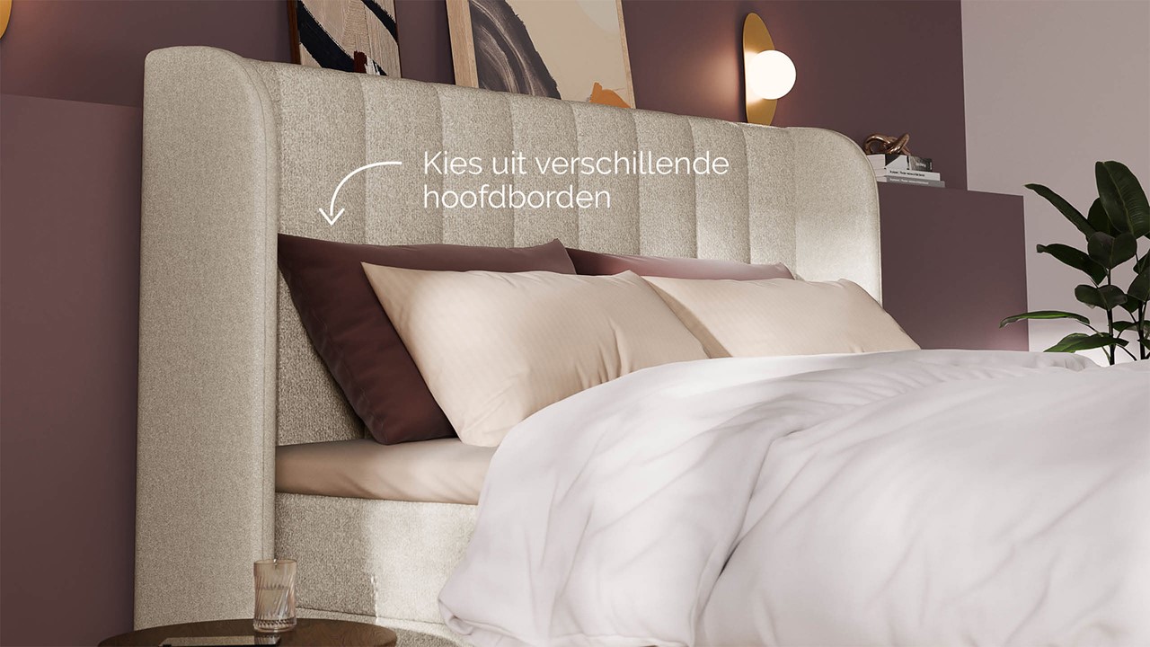 Boxspring Ivory - Pure touch natural