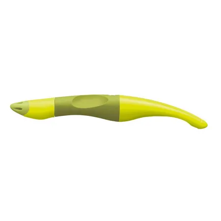 STABILO Ergonomischer Tintenroller EASYoriginal, limone/grün, mit Patrone, Rechtshänder