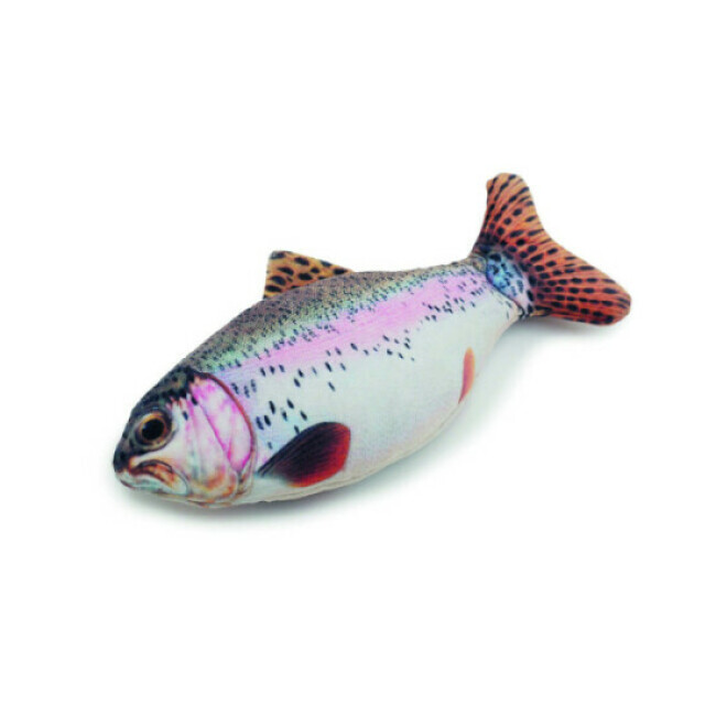 Jouet poisson Rosewood rempli d'herbe à chat