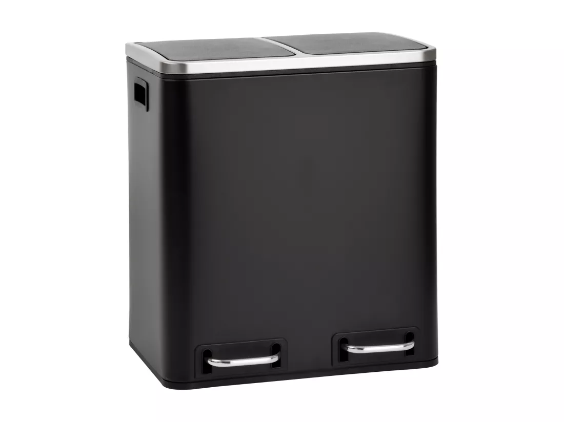 Poubelle de tri 30L en inox