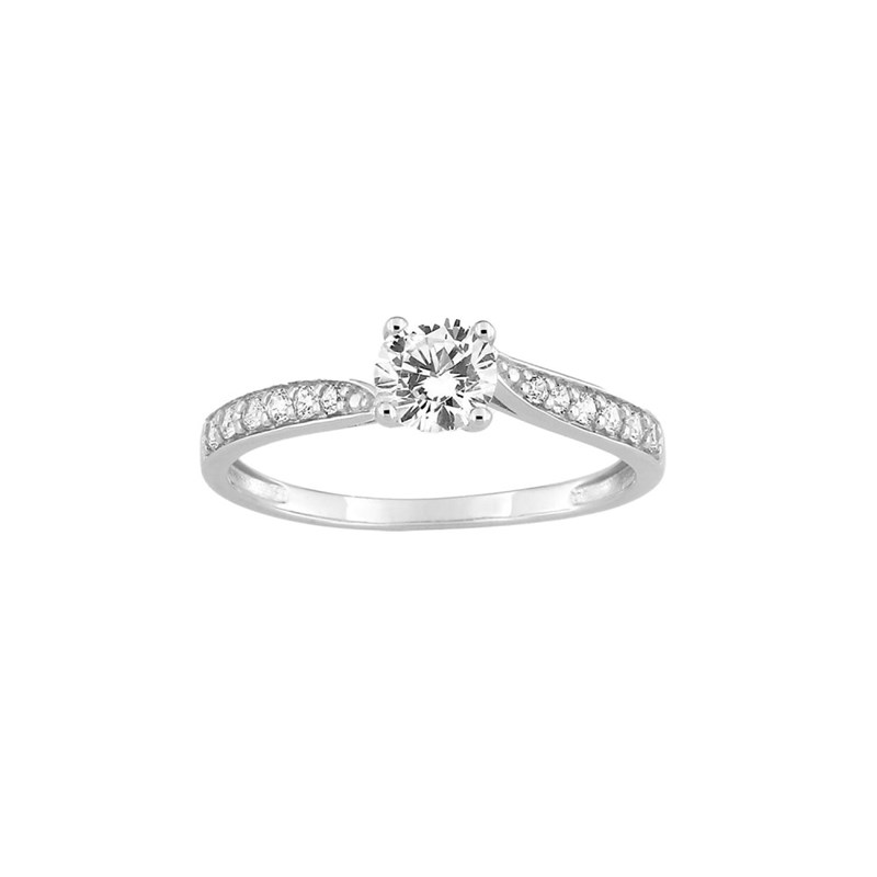 Bague Femme - Oxyde de zirconium - Or 9 Carats