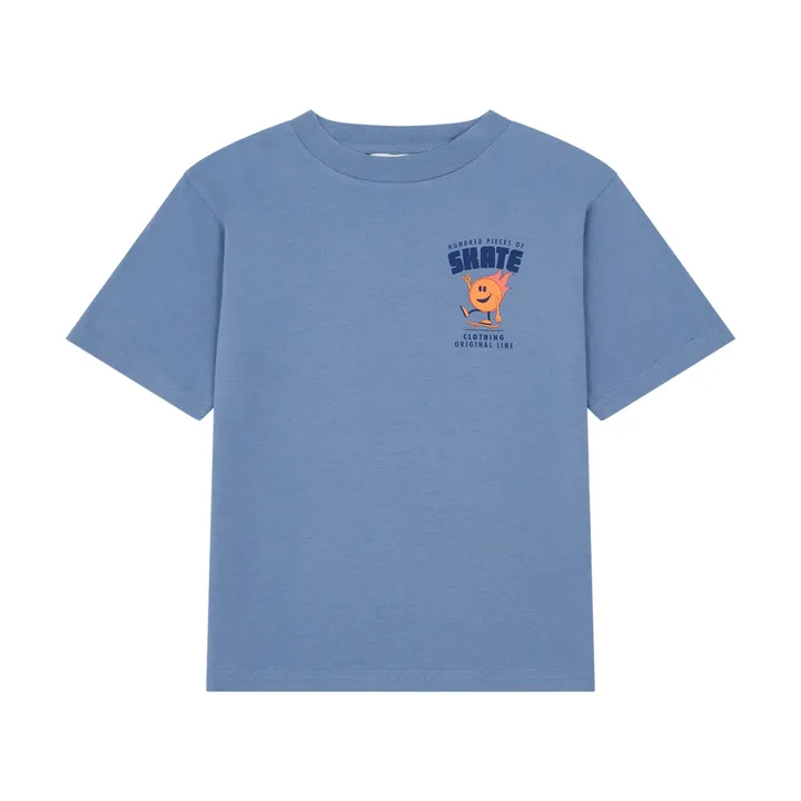 Hundred Pieces T-Shirt en Coton Bio | Bleu jean