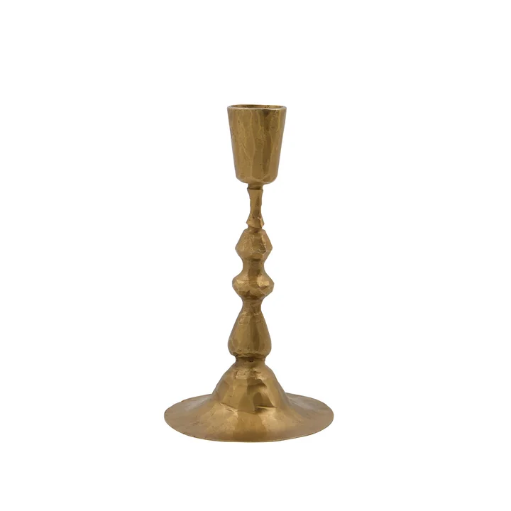 House Doctor - Don Kerzenständer, Ø 8,5 x H 16 cm, antik-gold