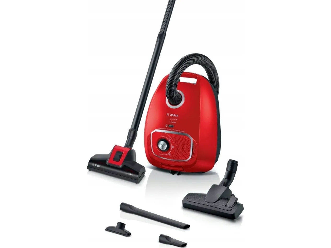 Bosch BGB41PET1, 700 W, Beholder vakuum, Dry, Støvpose, 4 L, HEPA