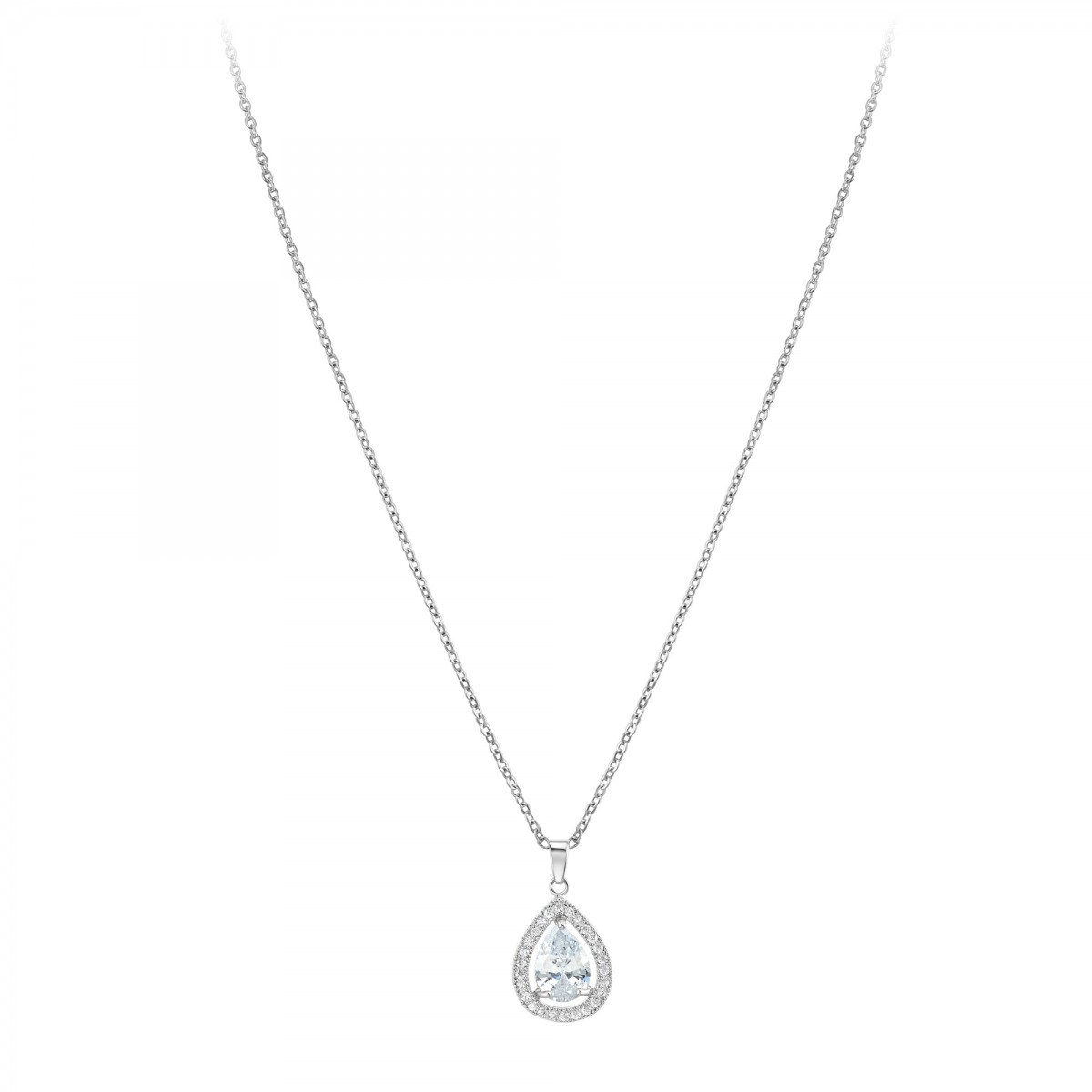 Collier goutte SC Crystal orné de Zirconium