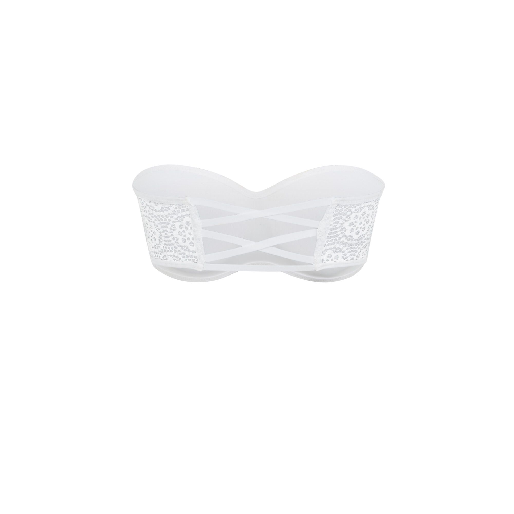 Soutien-gorge bandeau en dentelle