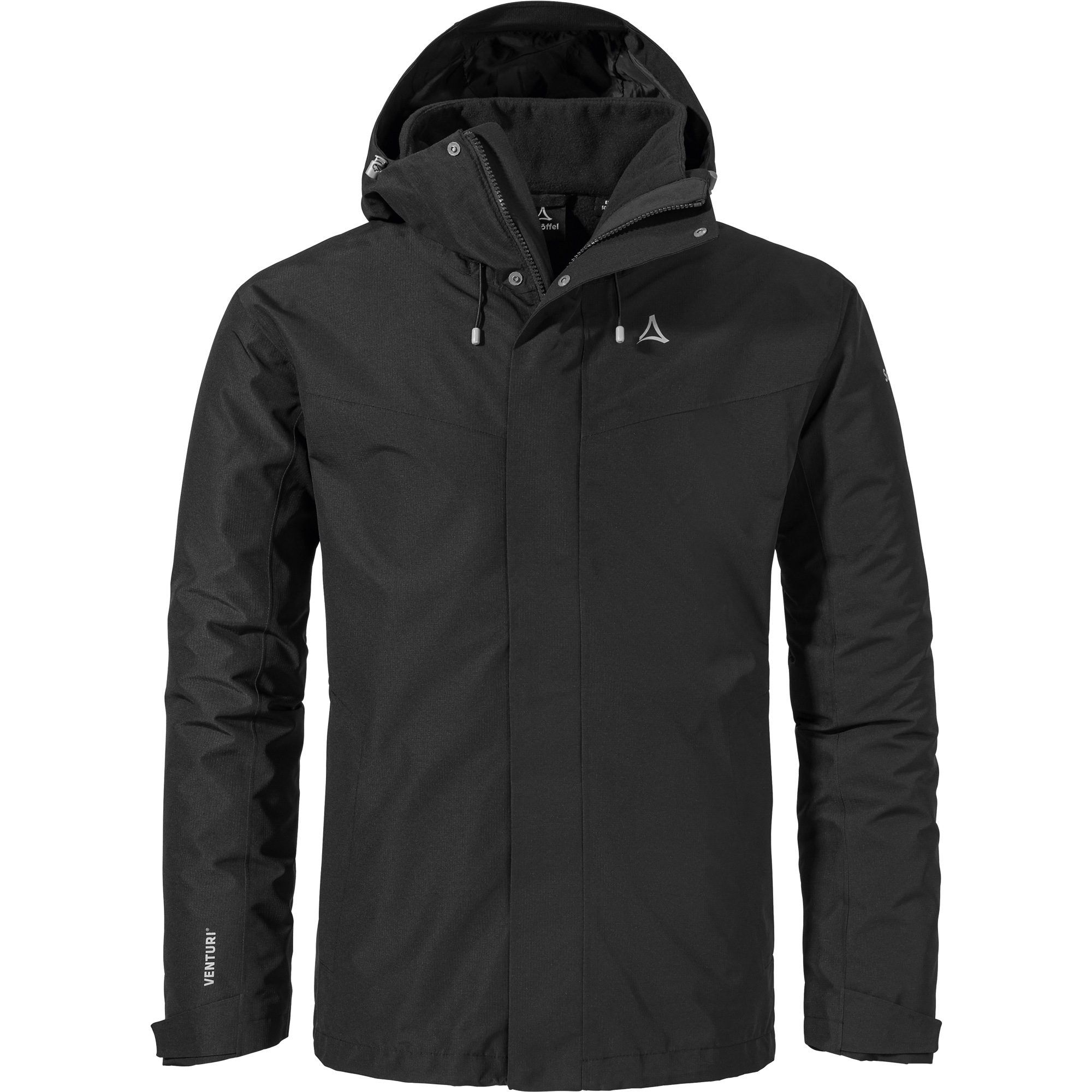 Schöffel 3in1 Okere Hardshelljacke Herren schwarz