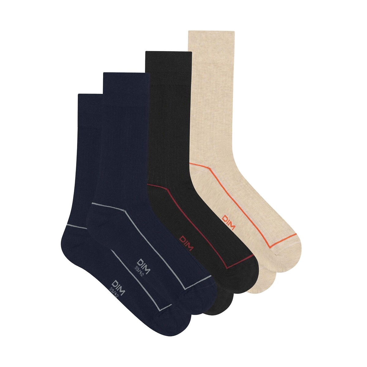 DIM<br>Conjunto de 3 pares de cada modelo La Mode Riblée