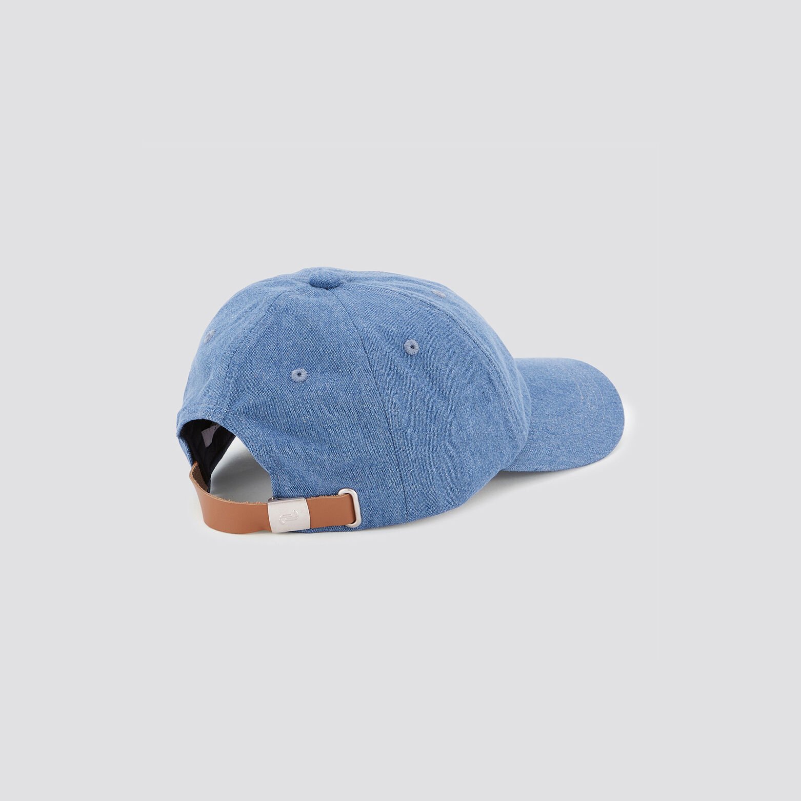 Casquette unie Bleu moyen