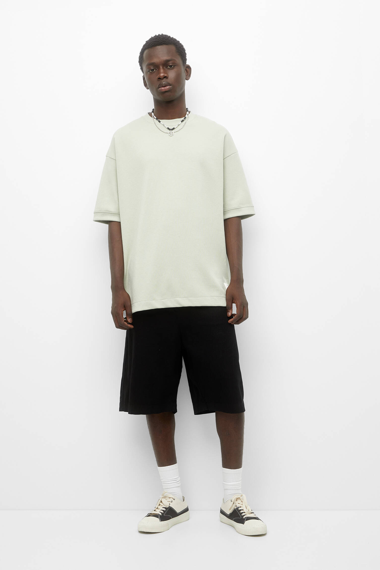 CAMISETA DE PELÚCIA INTERLOCK - MENTA