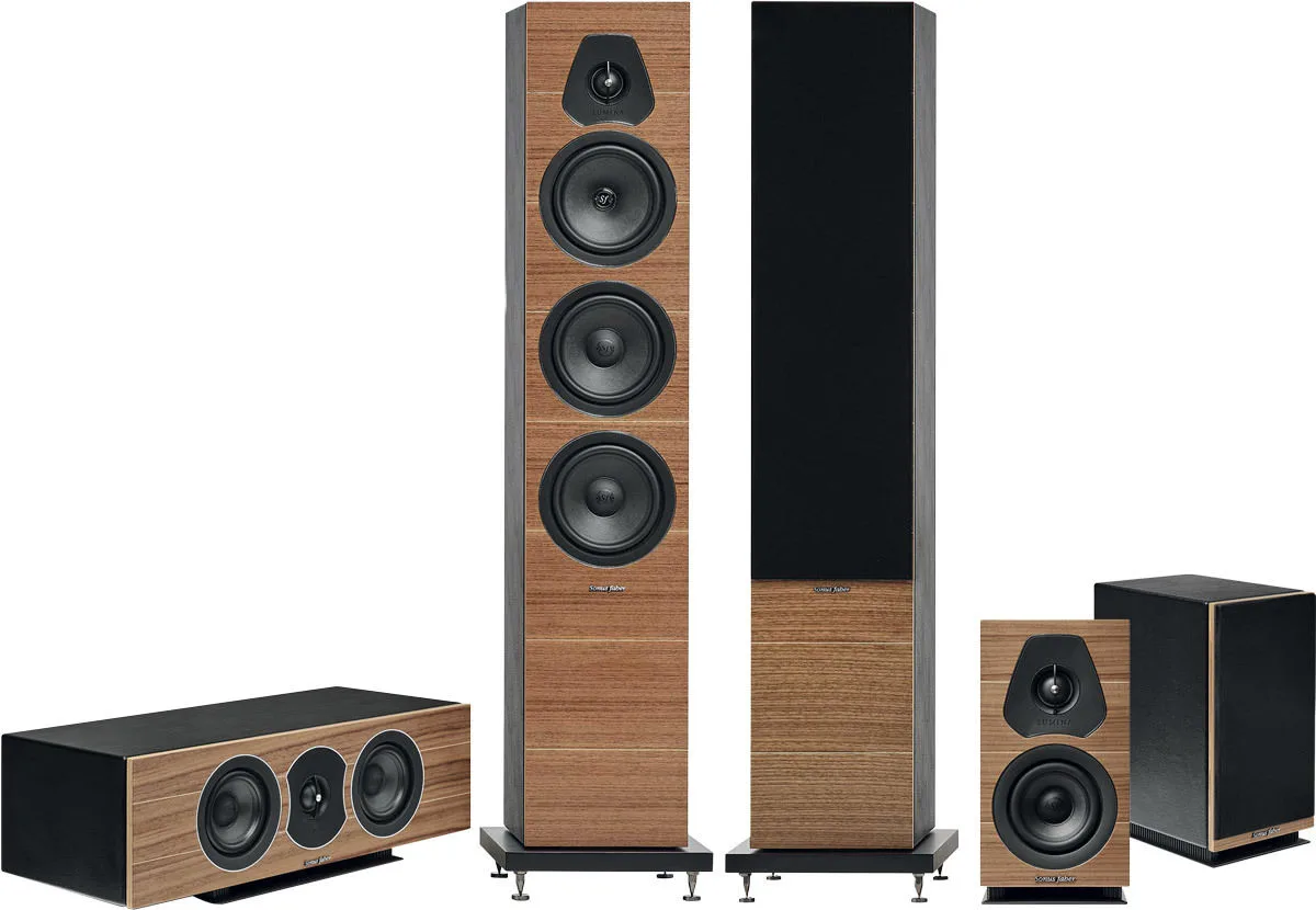 Sonus Faber Lumina III 5.0 Noyer Packs enceintes grand spectacle