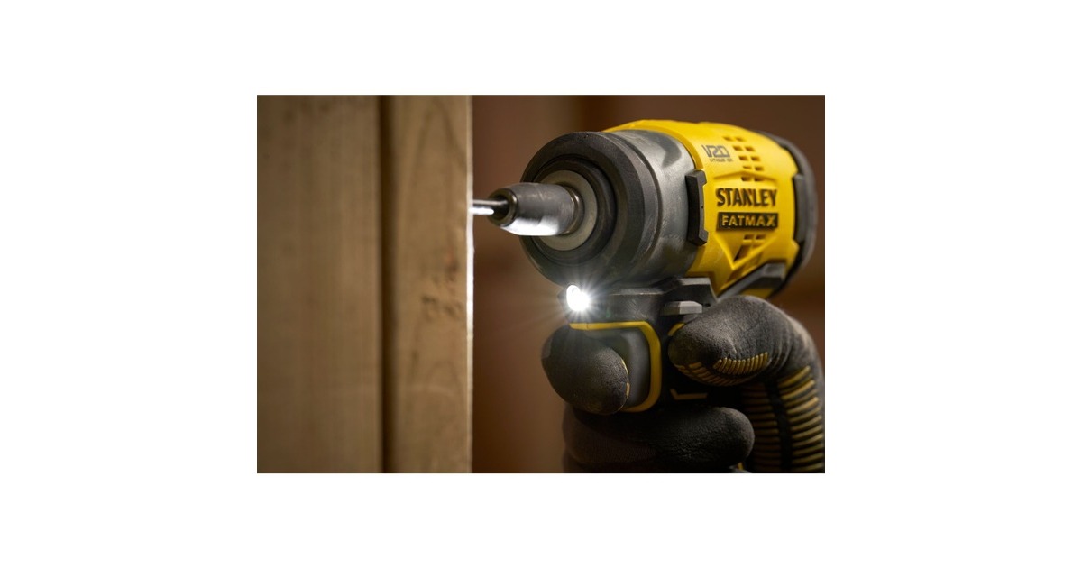StanleyFATMAX 20V 18V BL Slagmoersleutel  (Geel/zwart, Zonder accu en oplader)
