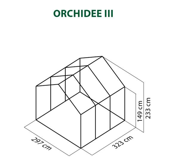 KGT Gewächshaus Orchidee III