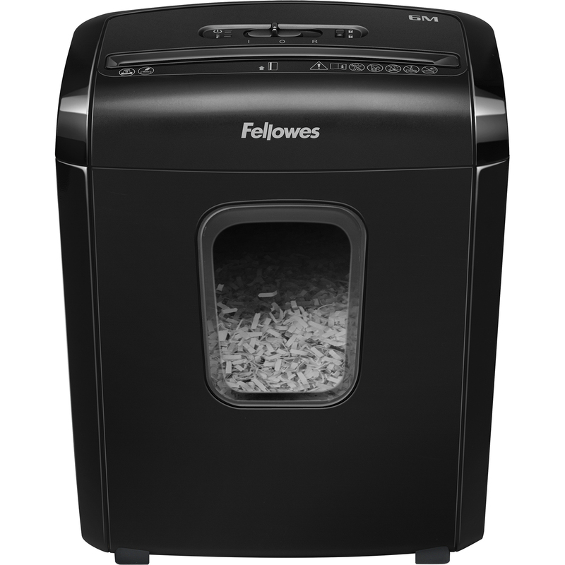 Fellowes Aktenvernichter Powershred 6M, Partikelschnitt, 4 x 12 mm
