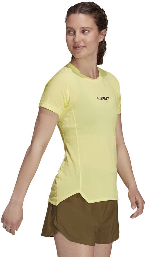 adidas Terrex Parley Agravic Trail All-Around Løbe T-shirt Gul