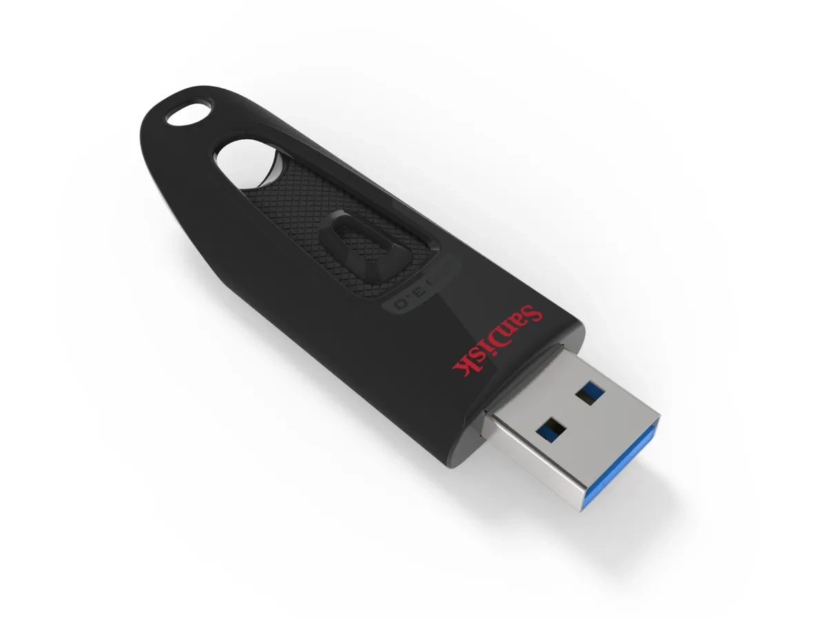 (128GB) Ultra USB 3.0 Flash Drive Speicher Stick mit 100MB/s Lesegeschwindigkeit und SecureAccess Software (SDCZ48-128G-U46) - Schwarz