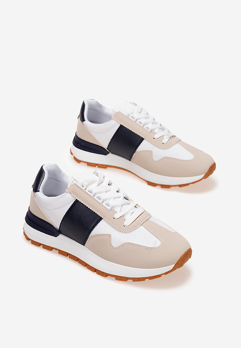 Chaussures de sport homme beige Amonde