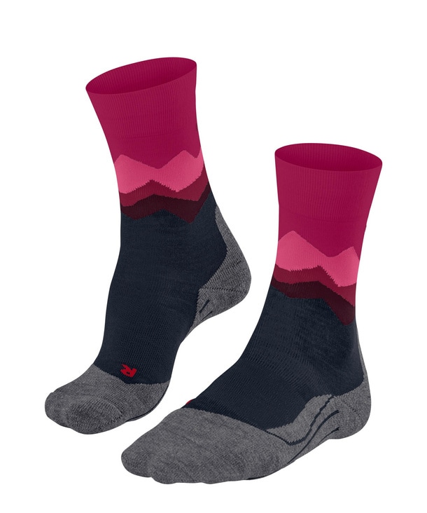 Falke TK2 Explore Crets Dame, Hiking Socks<br>Hiking Socks - med trendy fjellmønster!