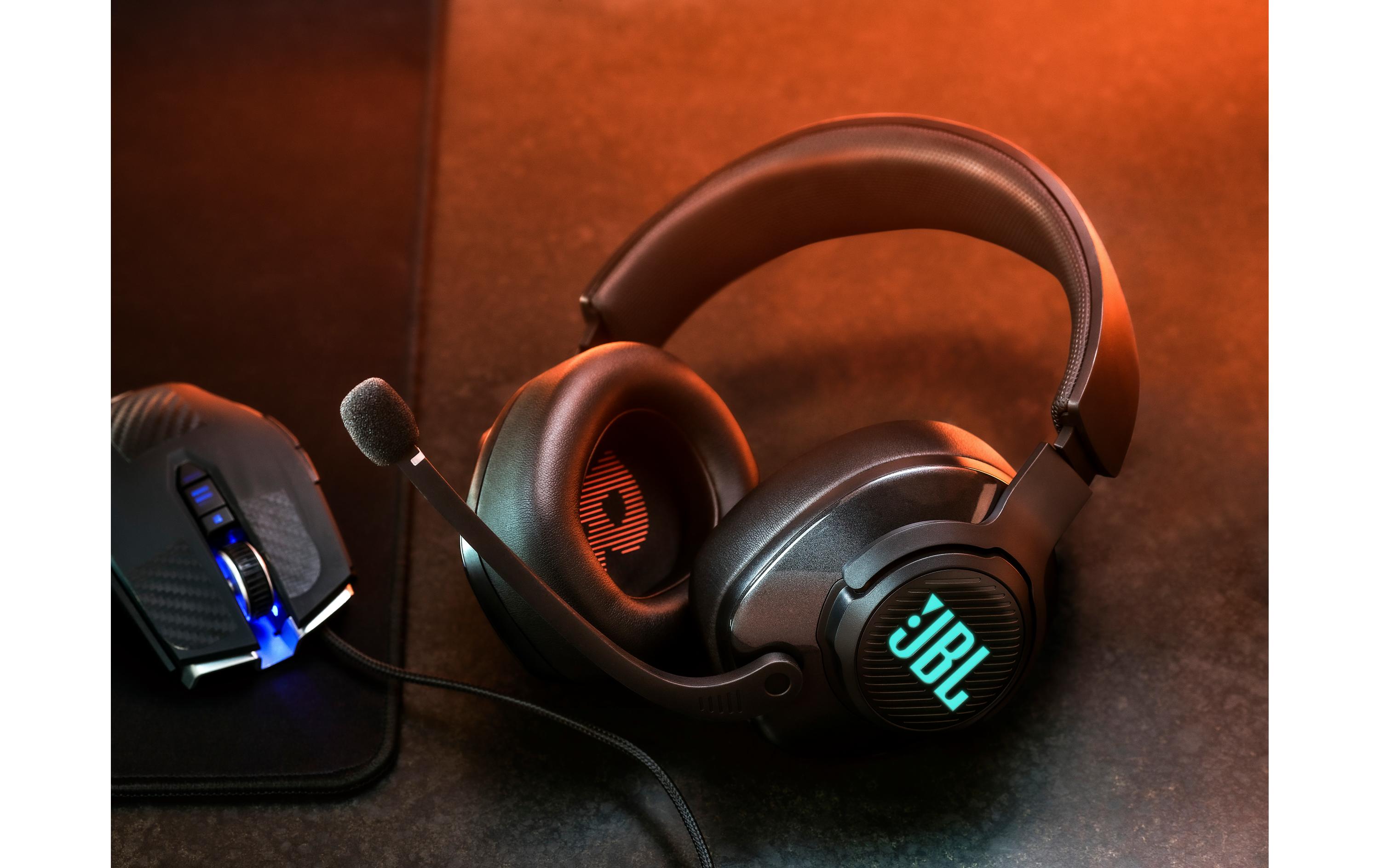 Headset Quantum 400 SchwarzUSB-Over-Ear-Gaming-Headset mit Game-/Chat-Balanceregelung