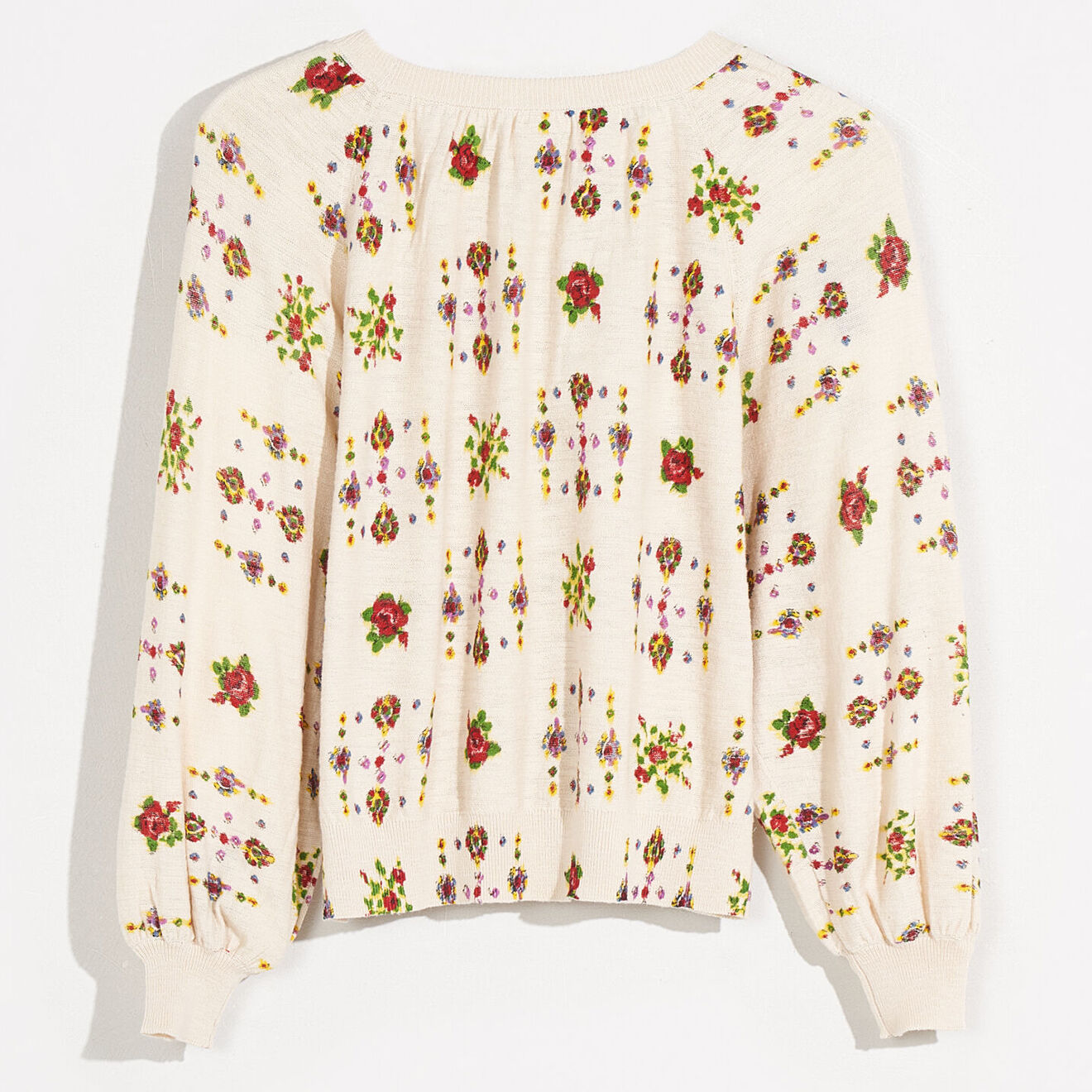 Bellerose Pull Gopgi  imprimé écru/multicolore