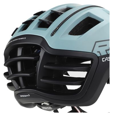 Casque Casco Speedairo 2 RS avec visière Vautron Vert Mat
