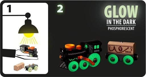 Brio World Tog - Spøgelsestog - Glow In The Dark - 33986