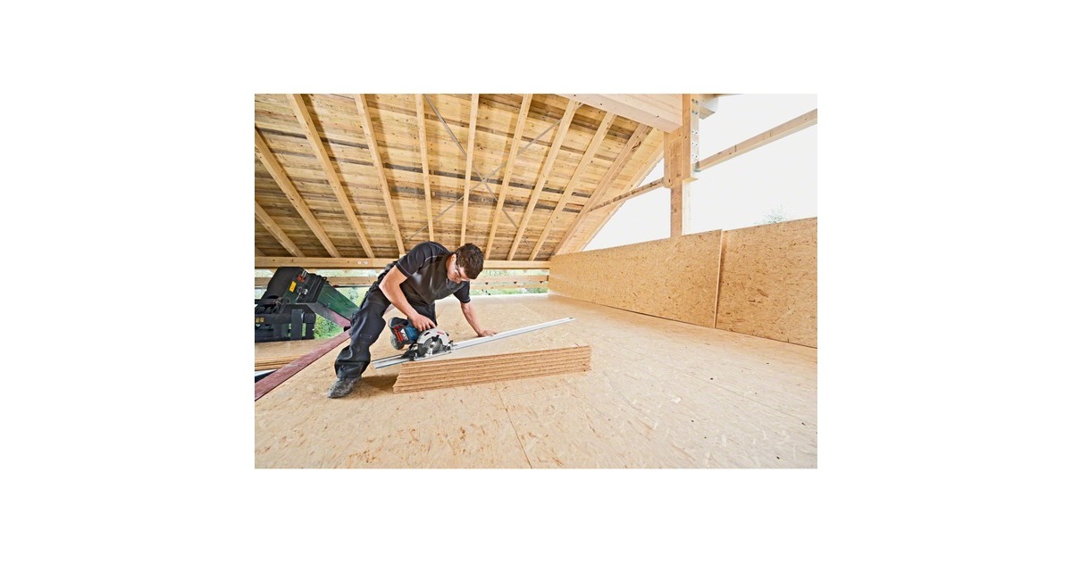 BoschGKS 18V-57G Professional handcirkelzaag  (Blauw/zwart, Incl. L-BOXX, accu en oplader niet inbegrepen)