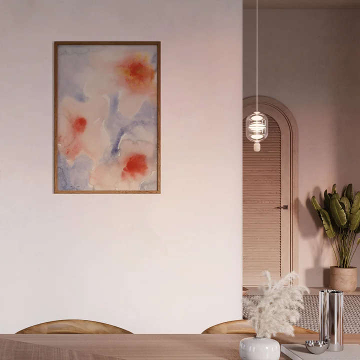 Paper Collective - Three Flowers Poster, 50 x 70 cm