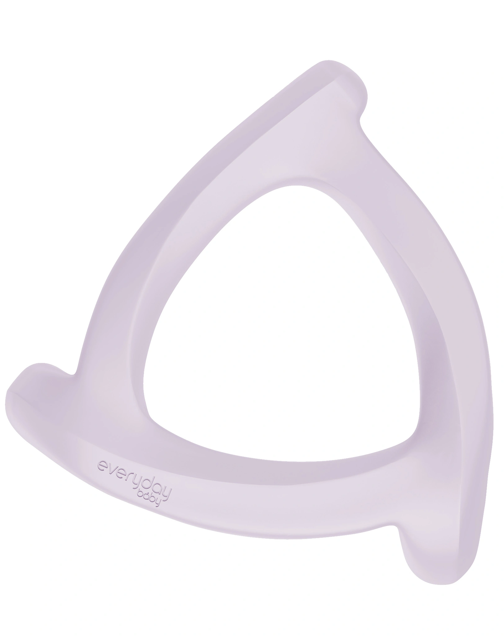 Silikon Beißring EVERYDAY BABY - TRIANGEL (10cm) in lila