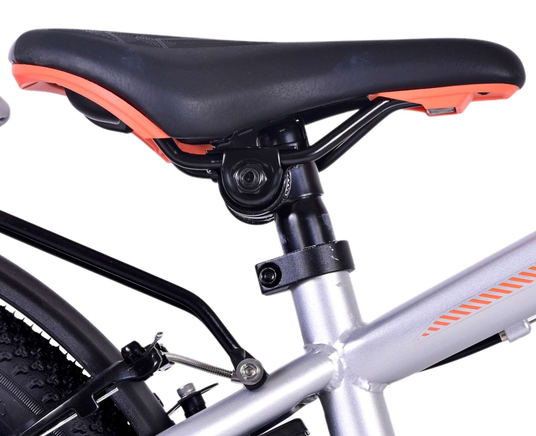 Kinderfahrrad Cross für Jungen 20 Zoll Kinderrad in Silber, 6 Gänge
