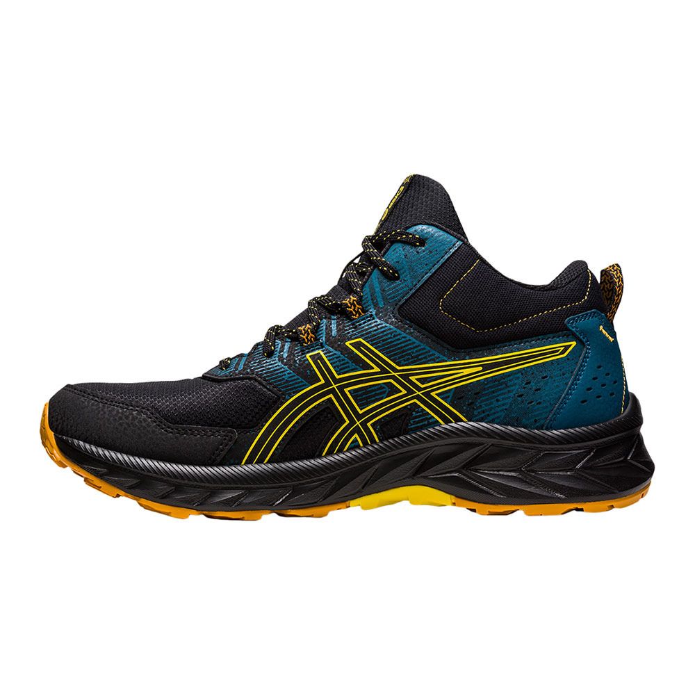 Asics GEL-VENTURE 9 MT - Chaussures trail Homme black/golden yellow