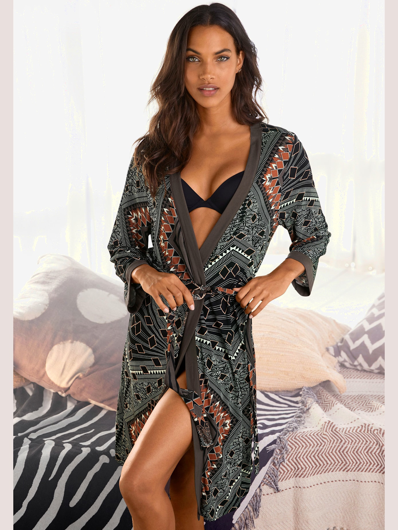 Kimono avec ceinture à nouer