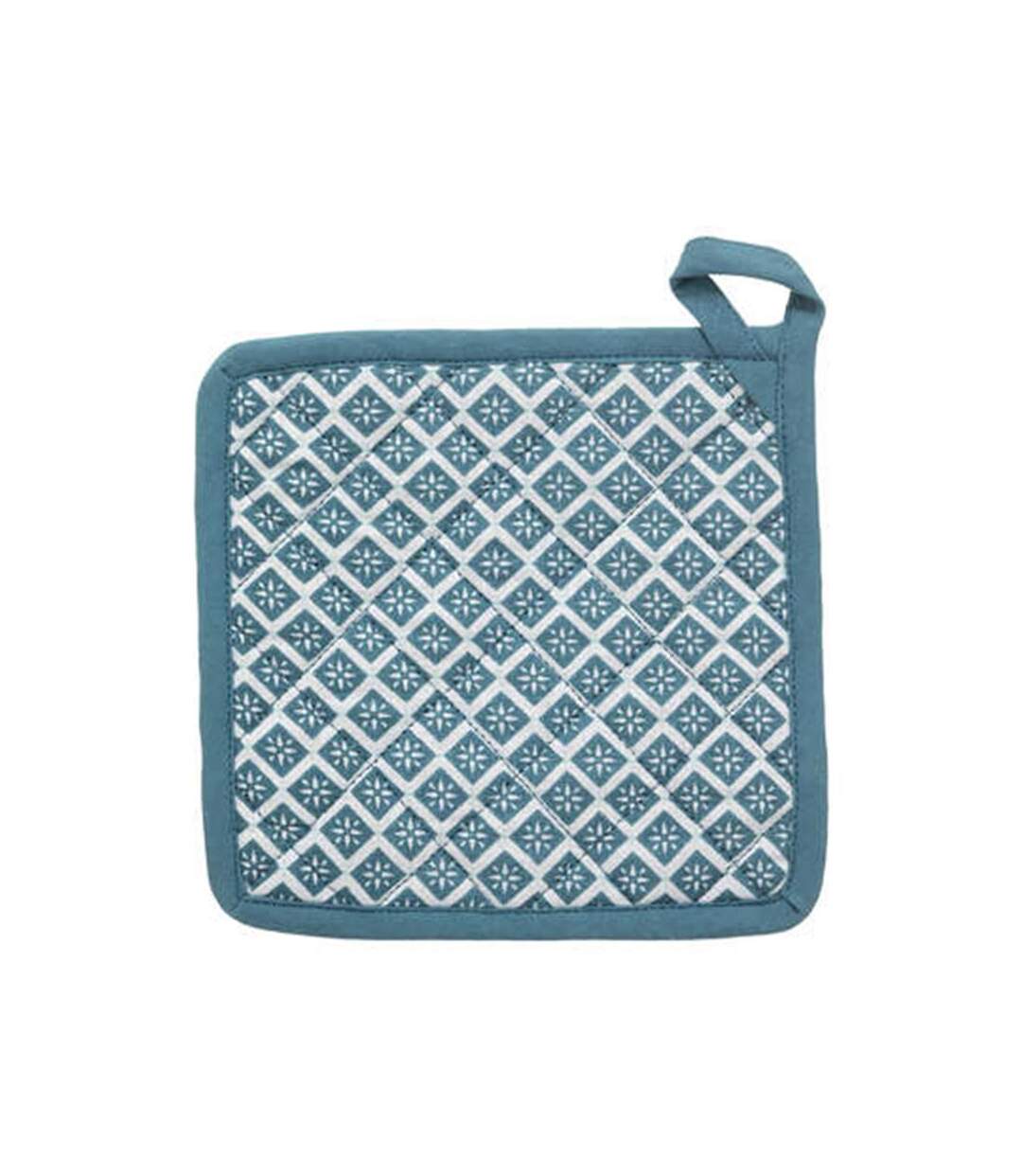 Gant & Manique Imprimé Tikal 32cm Bleu Canard