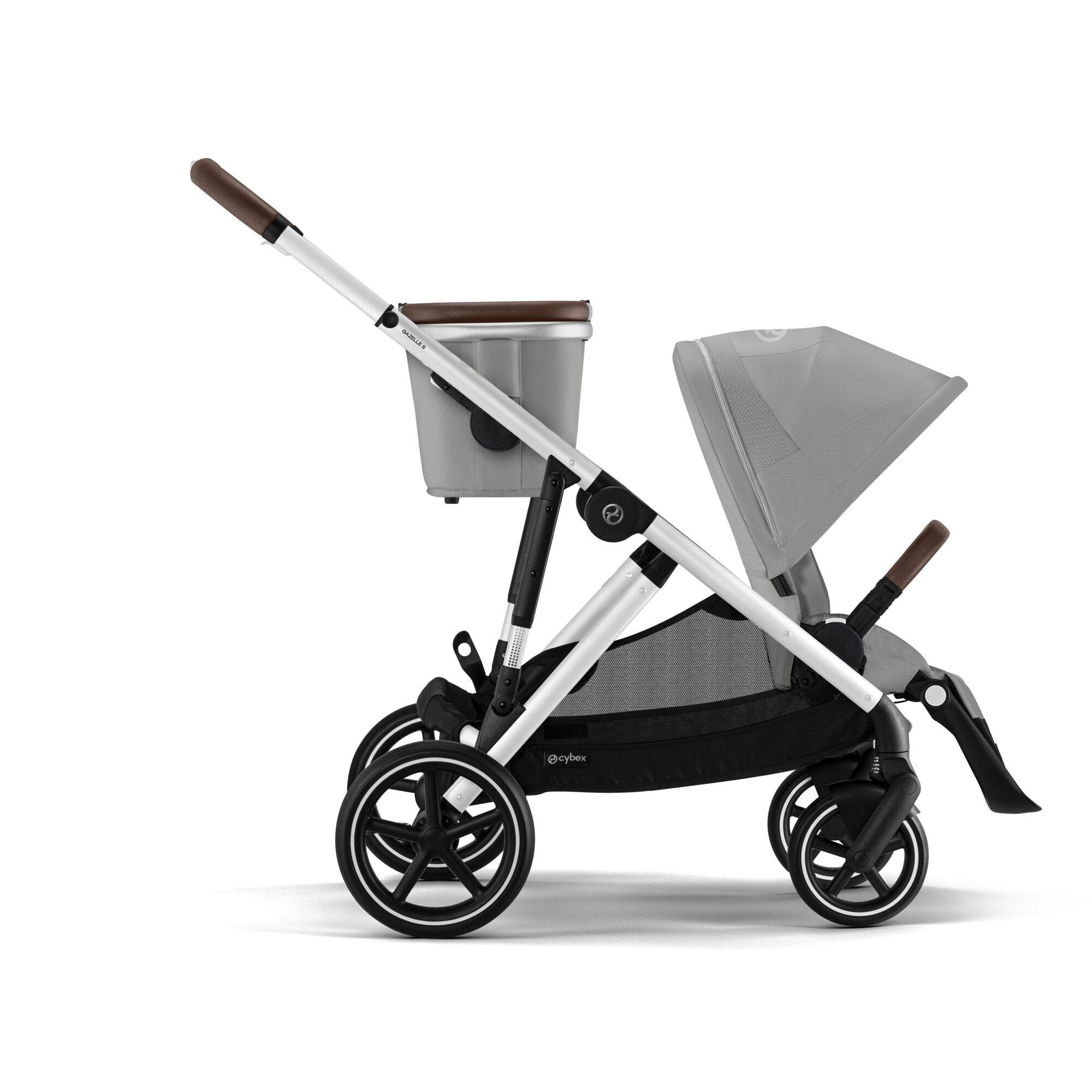 Gazelle S Stone Grey (Silver Frame)