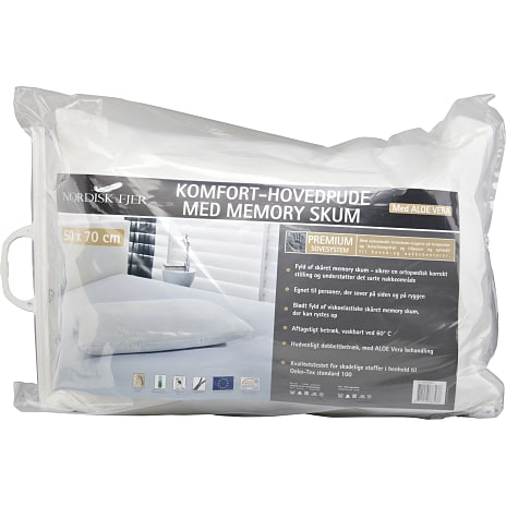 Nordisk Fjer hovedpude 50x70 cm - Mellem