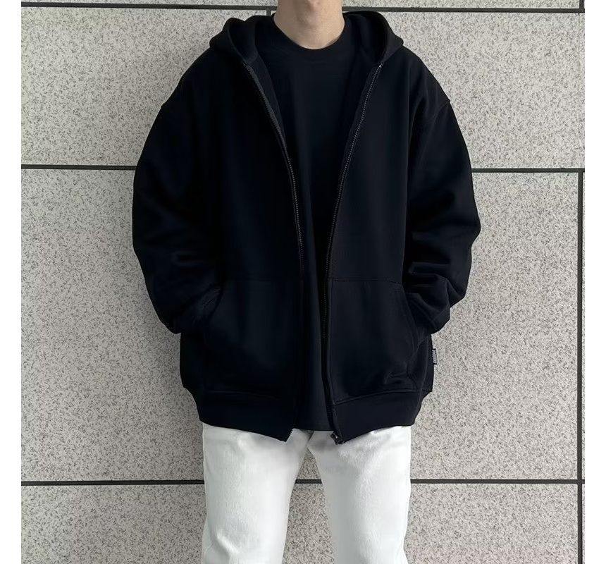 Adotuastic - Effen hoodie met rits