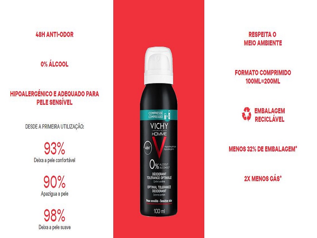 DESODORIZANTE VICHY TOLERANCE OPT 48H 100ML