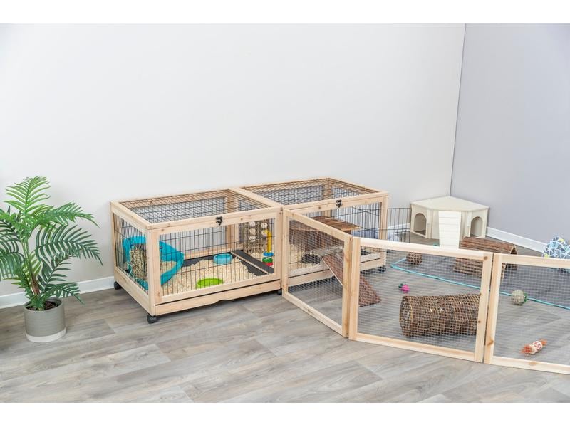 Trixie Freilaufgehege 150 x 50 x 60 cm, Holz/Metall, Indoor Optimal als Schlafdomizil