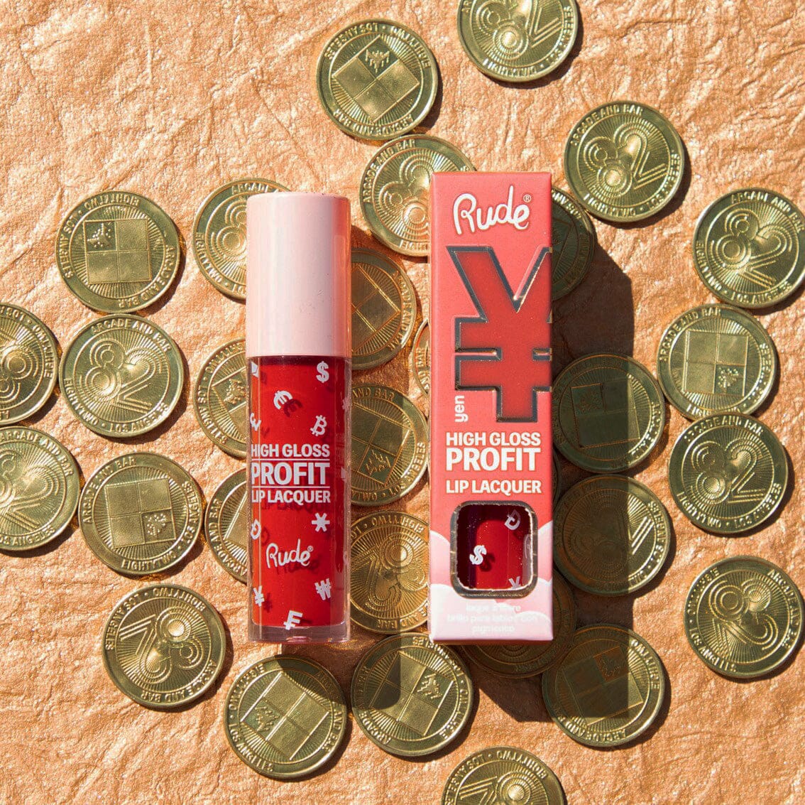Rude Cosmetics High Gloss Profit Lip Lacquer Yen -