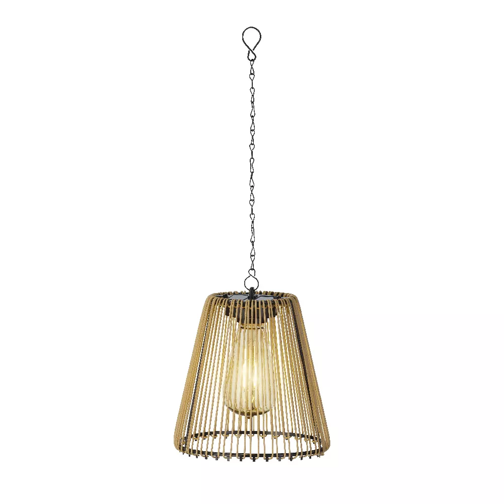 Suspension de jardin solaire LED (D17,5 cm) Calabre Doré